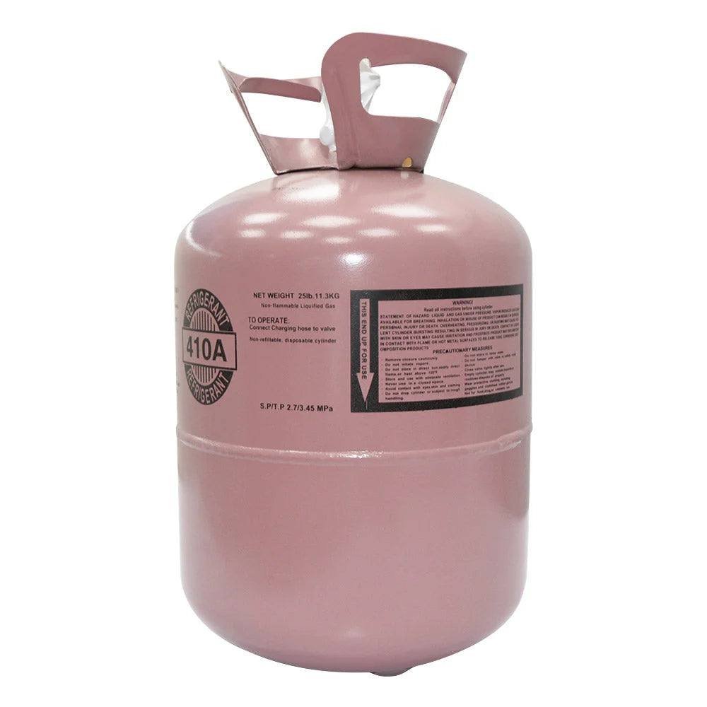 R410A Refrigerant - 25lb Steel Cylinder Packaging for Air Conditioners